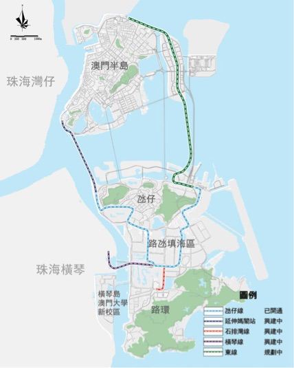 輕軌規(guī)劃線網(wǎng)示意圖。