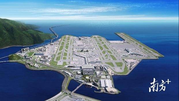 香港國際機場三跑道系統(tǒng) (設(shè)計圖)。