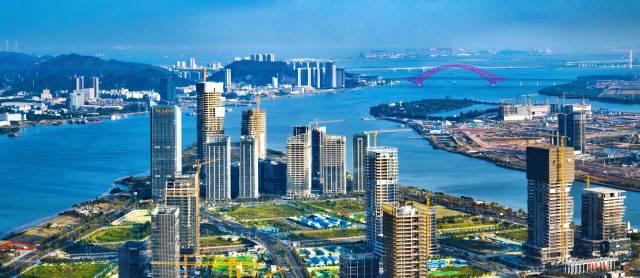 南沙城景。