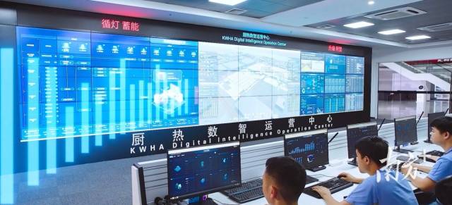 美的廚熱順德工廠數(shù)智運(yùn)營(yíng)中心。企業(yè)供圖