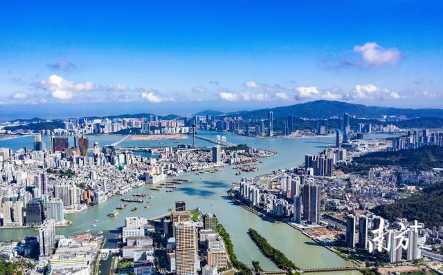 圖為珠澳兩地。 圖源：南方日報