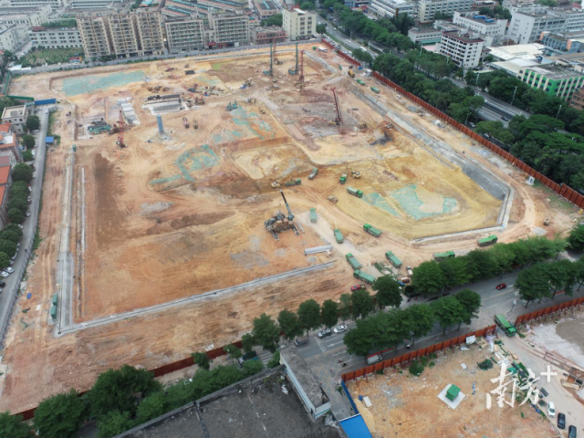 東城桑園社區(qū)第三工業(yè)區(qū)城市更新項(xiàng)目現(xiàn)場。受訪者供圖