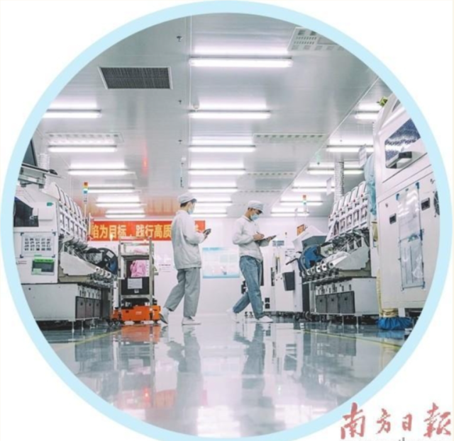欣旺达惠州新能源有限公司的车间。 王昌辉 摄