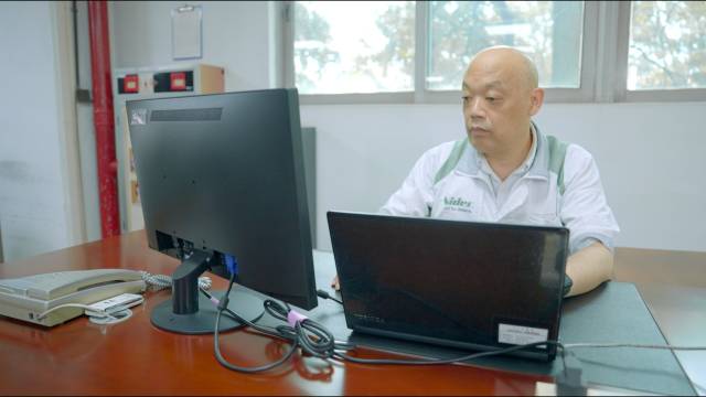 尼得科儀器總經(jīng)理赤羽誠(chéng)工作照。受訪者供圖