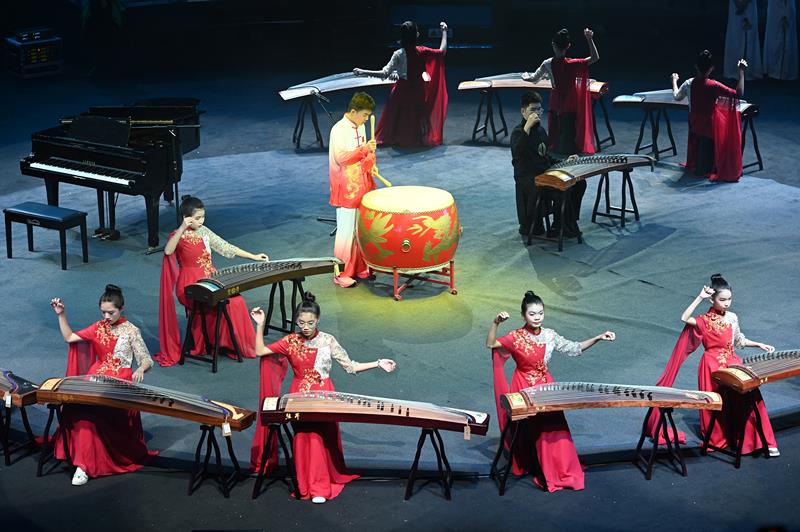 2024年1月21日，廣州，“第二屆粵港澳大灣區(qū)青少年音樂周”頒獎典禮在廣州融創(chuàng)大劇院舉行。