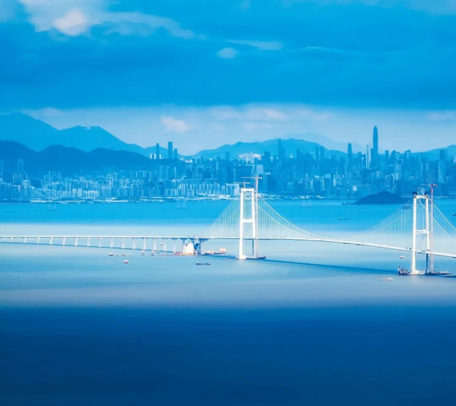 深中通道（2023年9月）。圖/視覺中國
