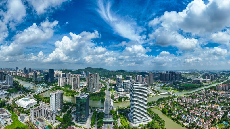 南沙城市風(fēng)景圖。劉偉 攝
