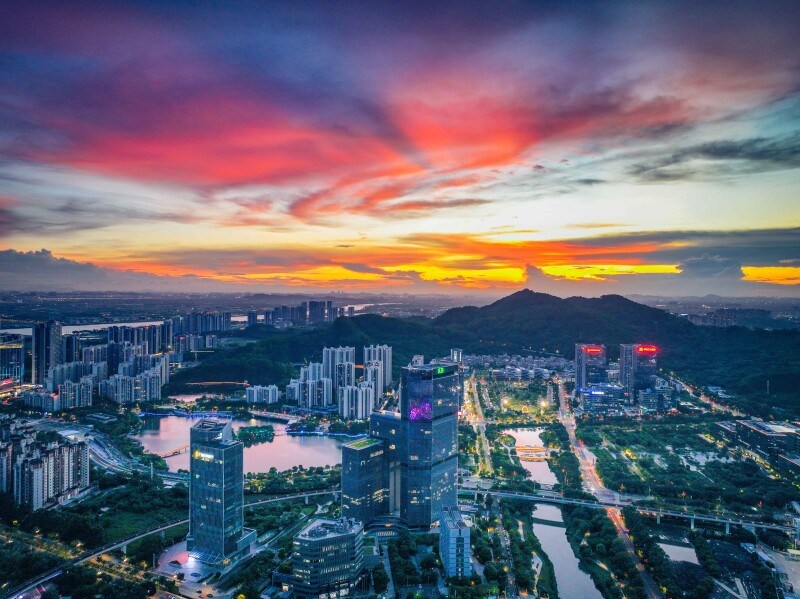 南沙城市風(fēng)景圖。劉偉 攝