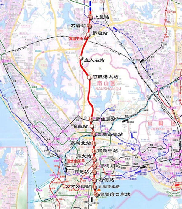 深圳地鐵13號線是深圳中部地區(qū)南北向骨干線