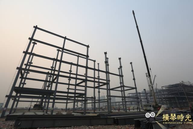 建設(shè)中的創(chuàng)業(yè)谷  來(lái)源/珠海大橫琴發(fā)展有限公司