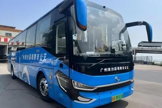 廣深跨市公交所用車輛。圖源：南沙交投集團(tuán)