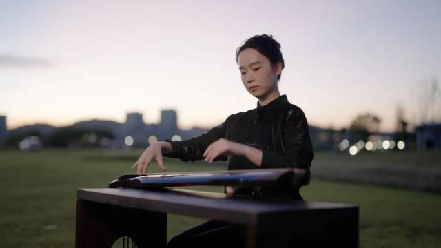 ▲古琴與橫琴的深厚文化連接，讓邱芷澄在這里結(jié)下不解“琴”緣?
