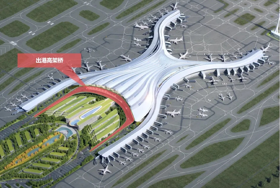 白云機場三期擴建工程效果圖