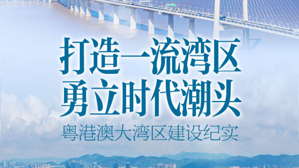 打造一流灣區(qū) 勇立時代潮頭——粵港澳大灣區(qū)建設紀實