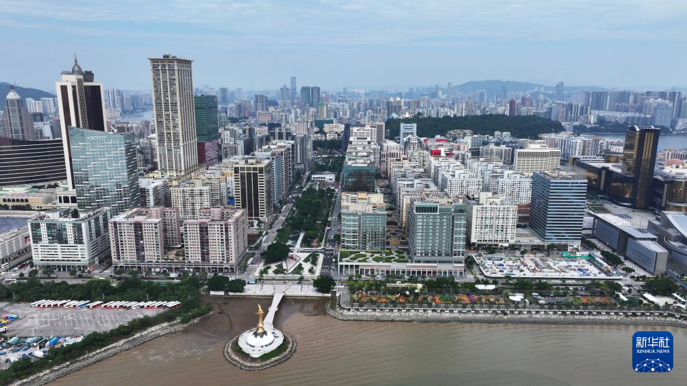 這是11月23日拍攝的澳門一景（無人機照片）。