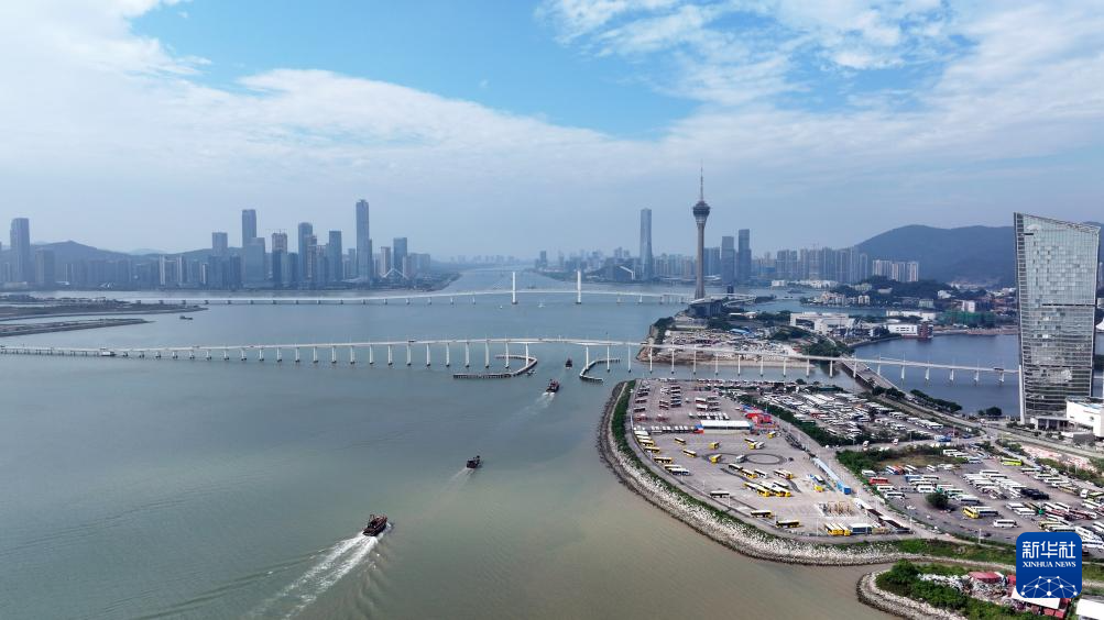 這是11月23日拍攝的澳門一景（無人機照片）。