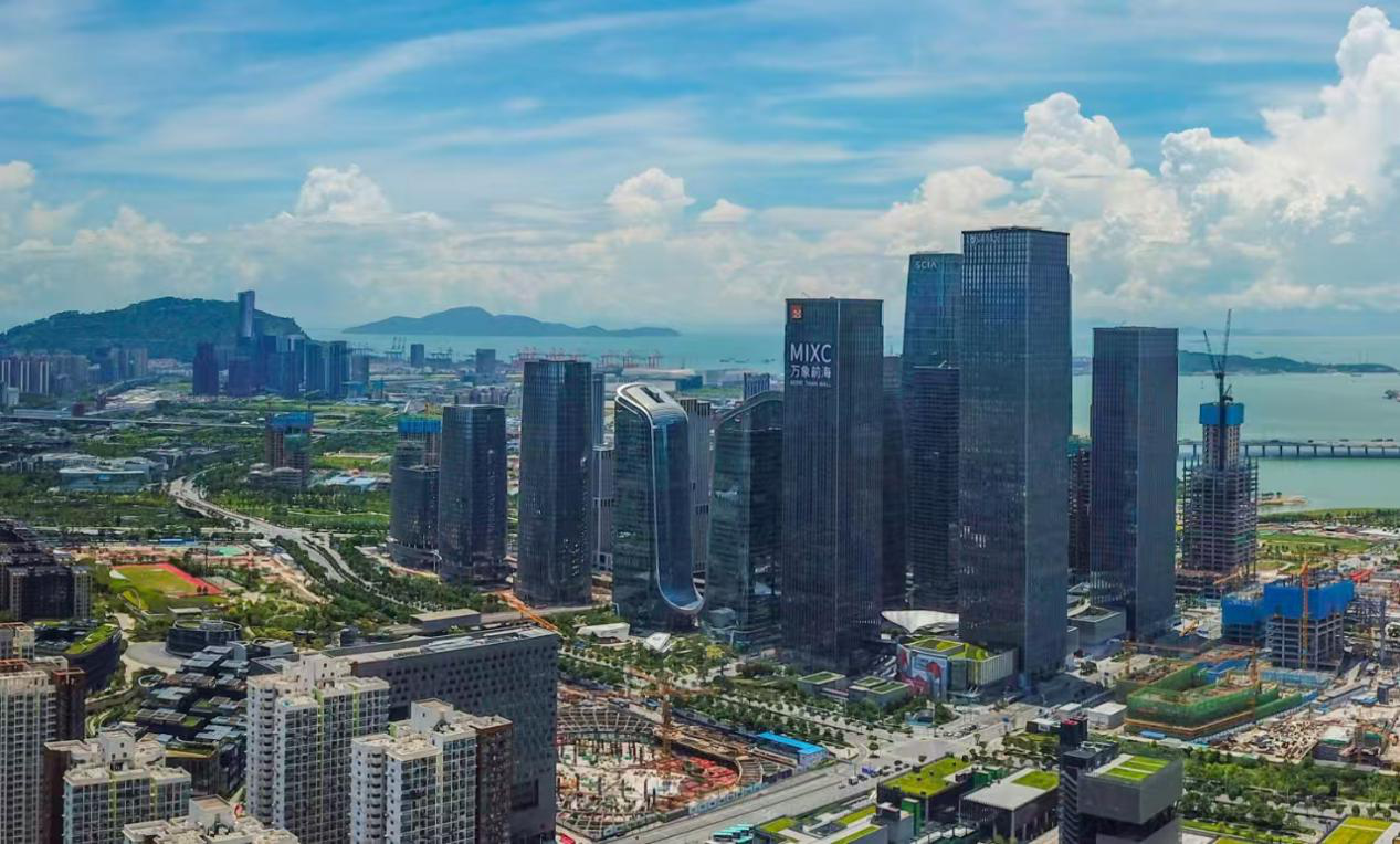前海深港國(guó)際金融城。圖源南方日?qǐng)?bào)
