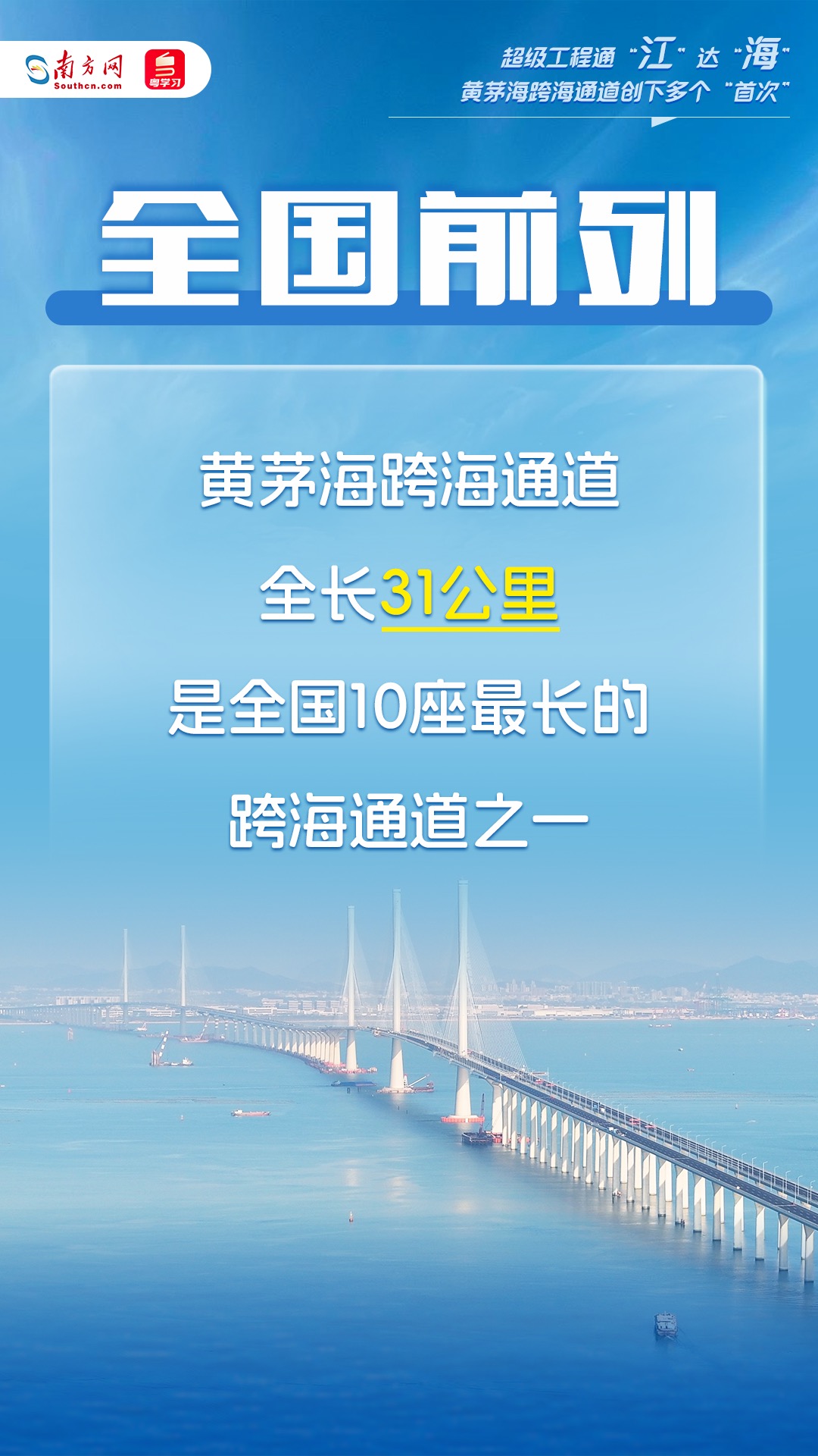 超級工程通“江”達(dá)“?！?！這個跨海通道創(chuàng)下多個“首次”