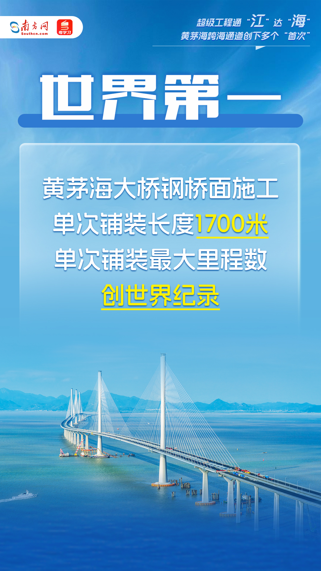 超級工程通“江”達(dá)“?！?！這個跨海通道創(chuàng)下多個“首次”