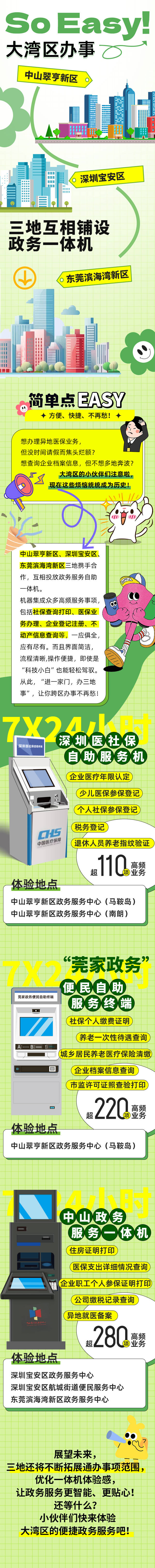 超600項(xiàng)服務(wù)事項(xiàng)實(shí)現(xiàn)通辦，深莞中三地互設(shè)政務(wù)一體機(jī)