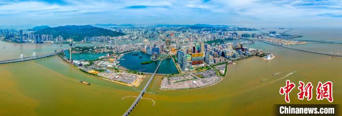 2024年10月24日，航拍下的澳門半島。(資料照片) 澳門特區(qū)政府新聞局供圖