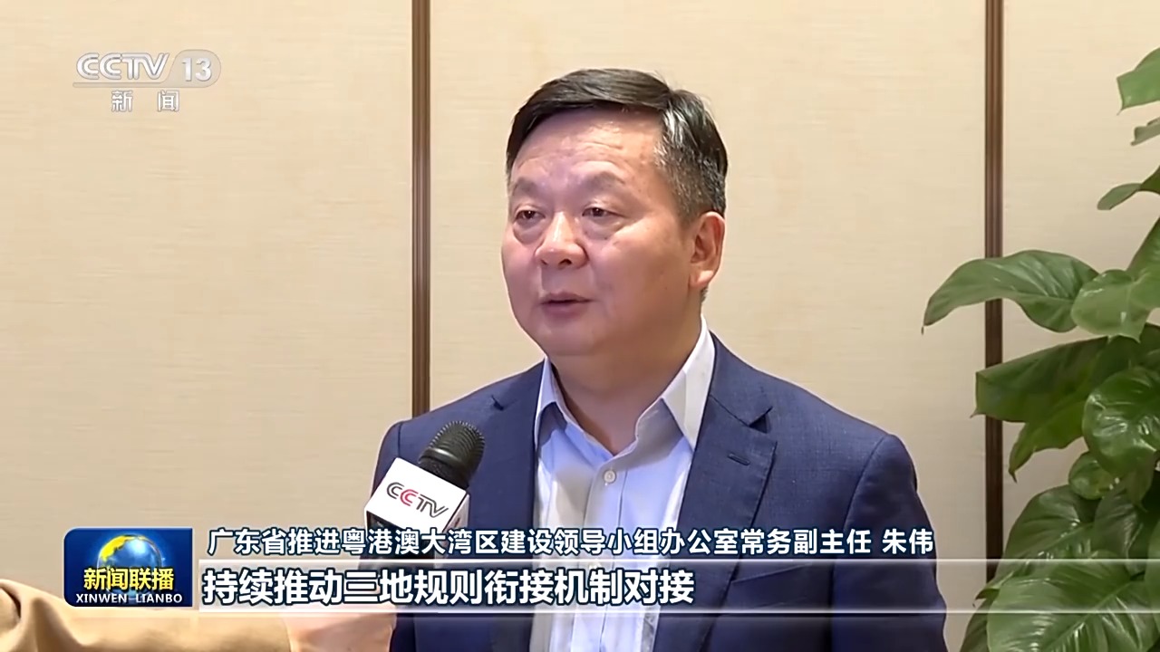 廣東省推進粵港澳大灣區(qū)建設領導小組辦公室常務副主任 朱偉