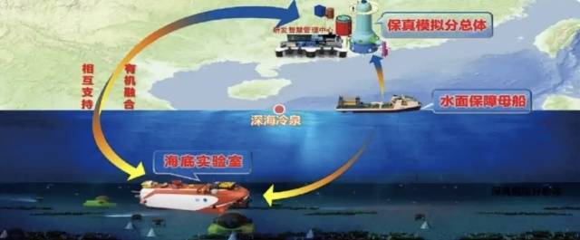 冷泉生態(tài)系統(tǒng)研究裝置三個(gè)分總體布局。資料圖片