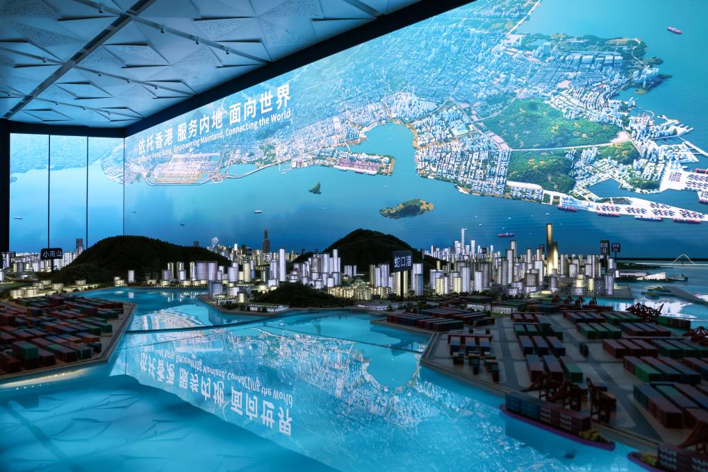  4月23日拍攝的前海展示廳。新華社記者 梁旭 攝