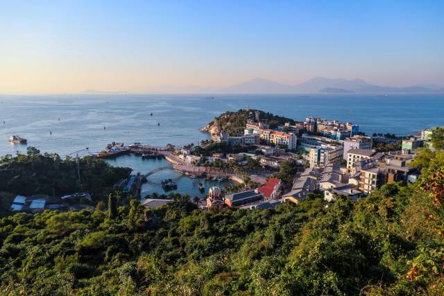 美麗的桂山島。