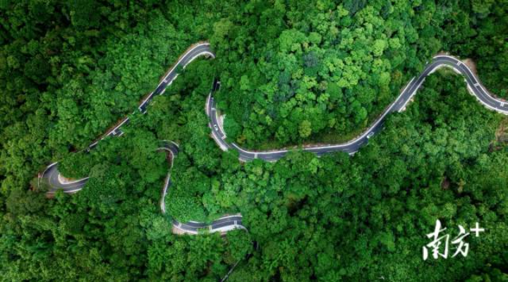 环南昆山—罗浮山引领区218公里最美旅游公路。