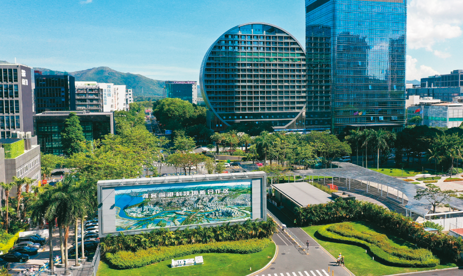 河套深港科技创新合作区深圳园区。甄建宏摄影