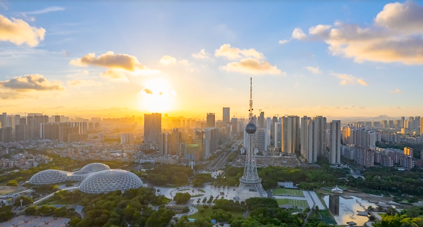 禅城区文华公园晨景。图源：禅城区发展和改革局