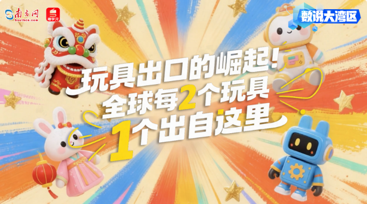 玩具出口的崛起！全球每2个玩具1个出自这里