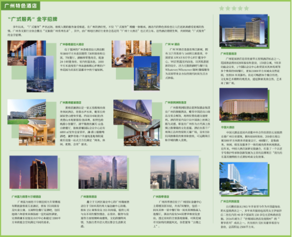《广州十五运会地图》广式服务板块。
