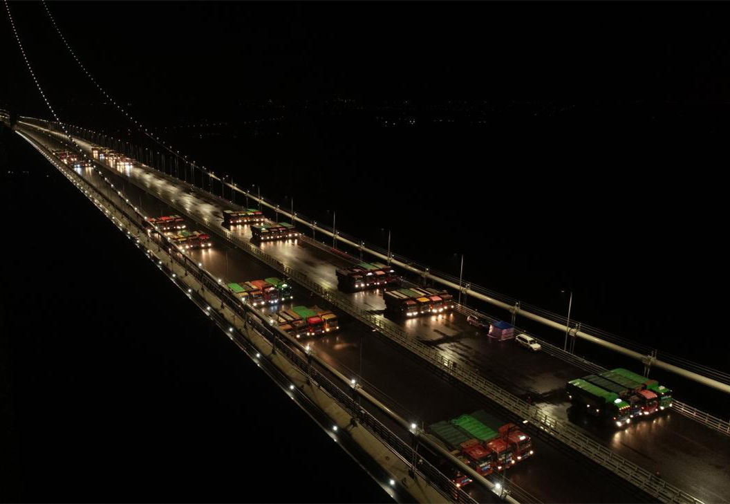 2019年3月12日，坭洲水道橋完成荷載試驗。3月14日，大沙水道橋順利完成動靜態(tài)荷載試驗，兩座主橋通過"體檢”,標(biāo)志著大橋建設(shè)符合設(shè)計要求和相關(guān)規(guī)范要求。